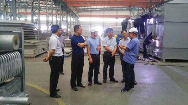 孟津县委副书记杨明祥莅临ca88官方唯一网站考察调研