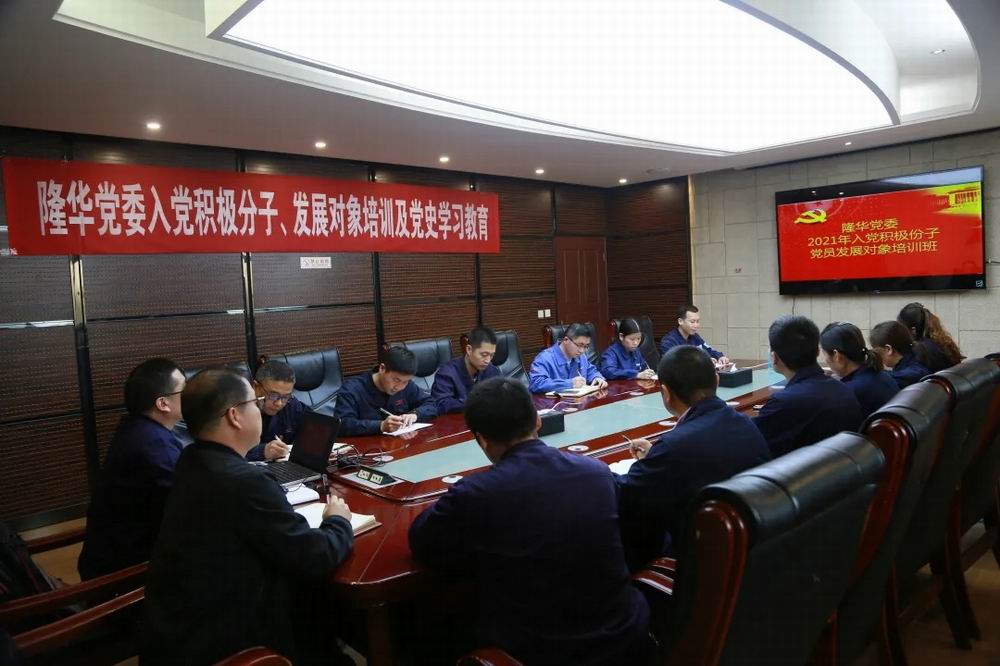 ca88官方唯一网站党委举行入党起劲分子、党员生长工具培训及党史学习教育