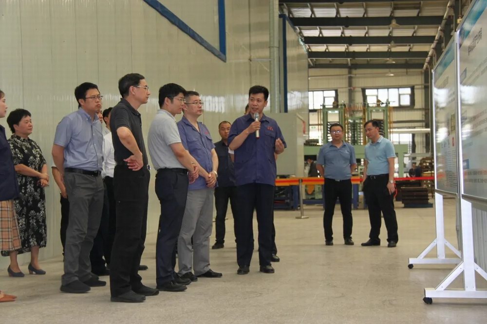 国家发改委振兴司许欣处长一行到科博思调研指导事情