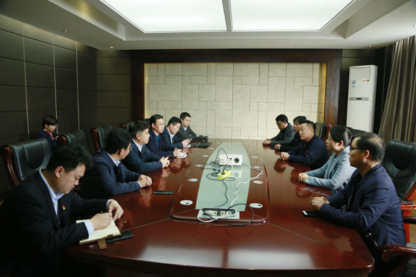 政声｜市委常委、统战部长娄会峰莅临ca88官方唯一网站调研