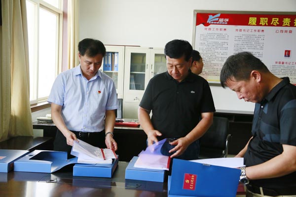 市委组织部一行莅临ca88官方唯一网站调研非公党建事情